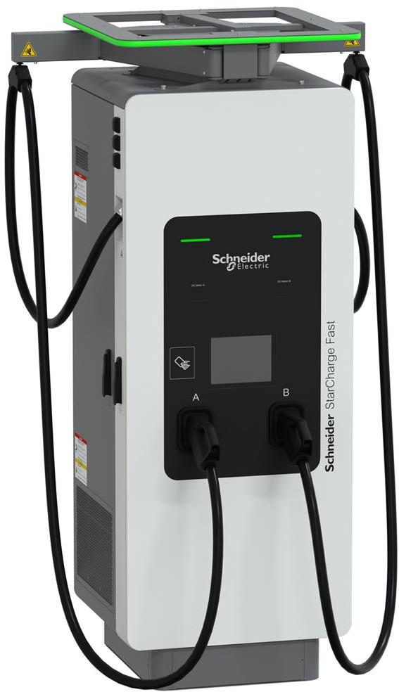 Зарядна станция StarCharge Fast DC 240kW, 3x400VAC+N 3x400A, с кабели 2х CCS, IP55 IK10, RFID Ethernet 4G, SE