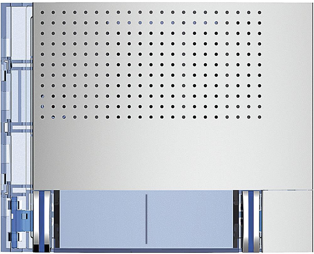 Лицев панел аудио с 1x 2 бутона Sfera Basic Allmetal Bticino