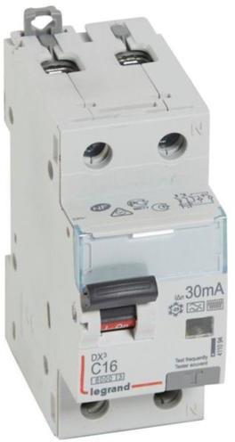 ДТЗ комбинирана DX3 1P+N 16A крива C 30mA тип F 10kA 2 мод. Legrand