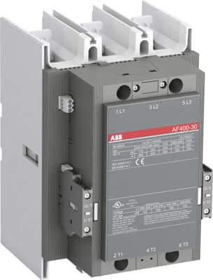 Контактор AF400-30-22 3P 200kW (400A AC-3) 2NO+2NC 48...130V 50/60Hz ABB