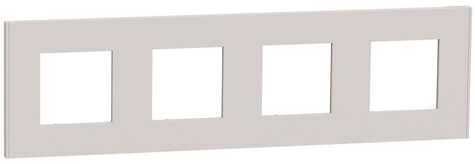 Лицева рамка 4х цвят Сив Unica Déco SE