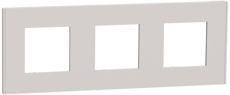 Лицева рамка 3х цвят Сив Unica Déco SE