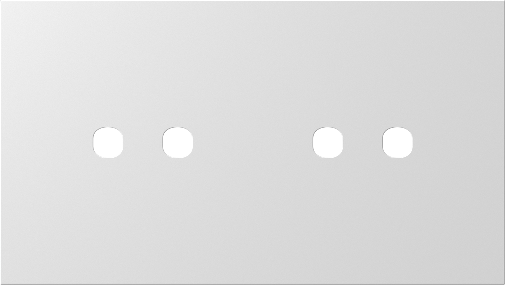 Рамка 2+2 мод. (2P+2P) цвят Бяло мат Modul Edge TEM