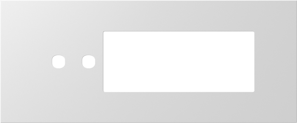 Рамка 7 мод. (2P+5M) цвят Бяло мат Modul Edge TEM