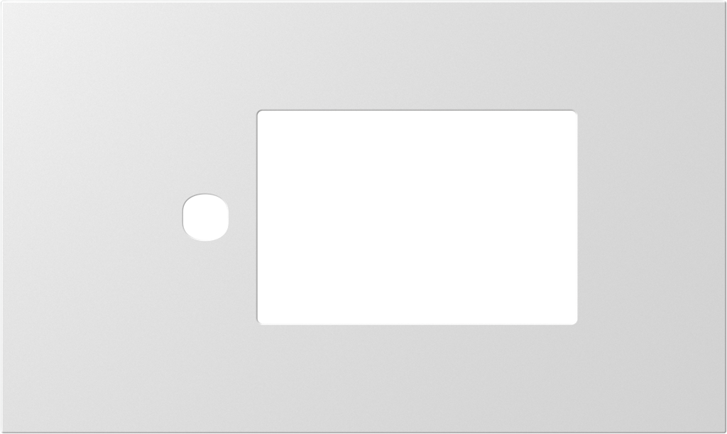 Рамка 4 мод. (1P+3M) цвят Бяло мат Modul Edge TEM