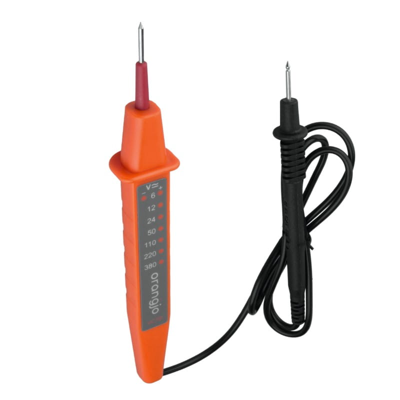 Детектор на напрежение със сонди 6…380Vac/dc, LED, ORANGJO