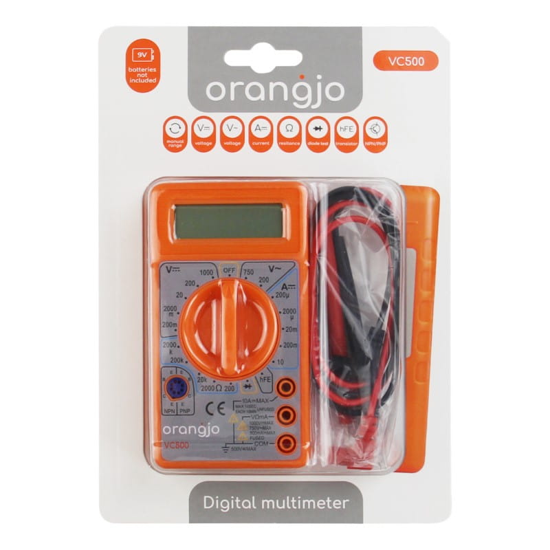 Дигитален мултицет 0…700Vac/dc, LCD, ORANGJO