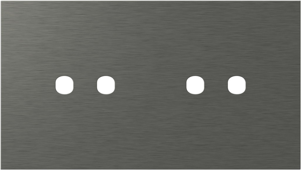 Рамка 2+2 мод. (2P+2P) цвят Антрацит Modul Edge TEM
