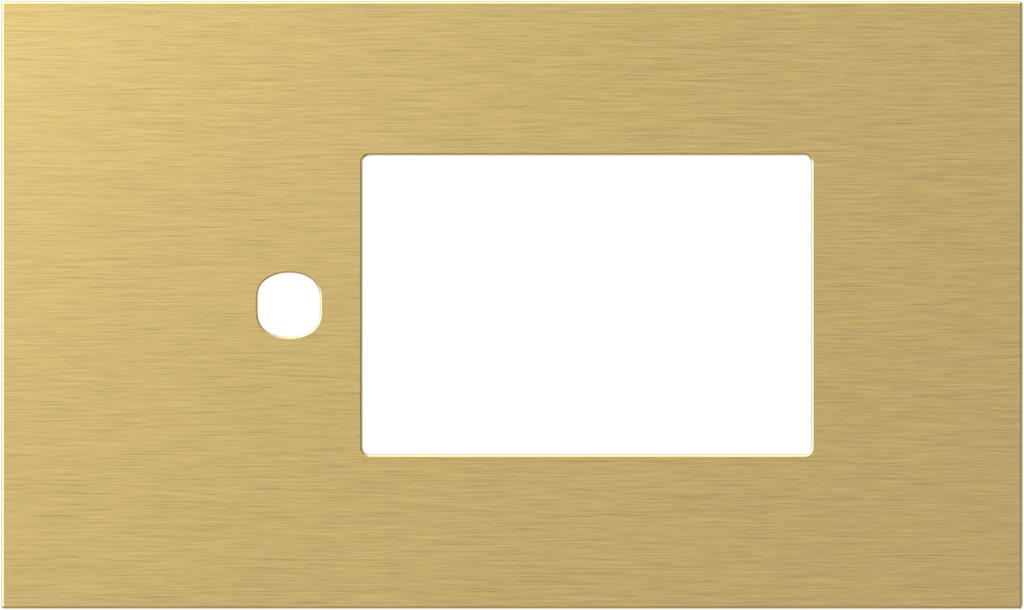 Рамка 4 мод. (1P+3M) цвят Злато Modul Edge TEM