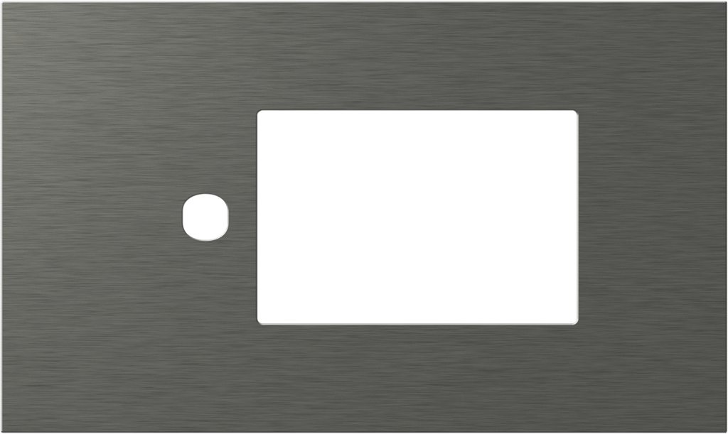 Рамка 4 мод. (1P+3M) цвят Антрацит Modul Edge TEM
