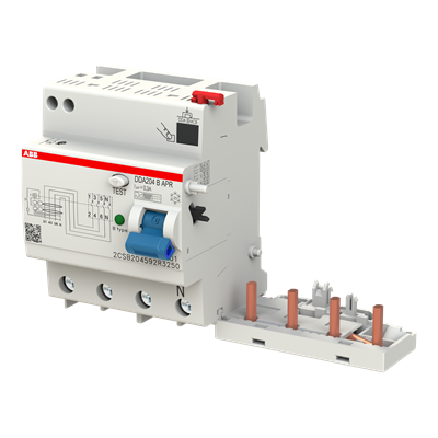 ДТЗ модул DDA204 4P 25A 300mA тип B 4 мод. ABB