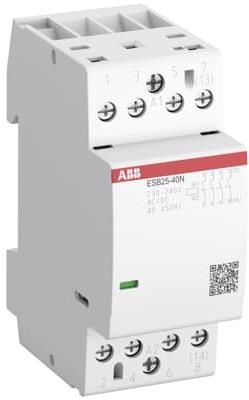 Модулен контактор ESB 25A 4NO 24ac/dc 2 мод. ABB