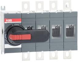 Разединител OT400E04P 400А 4P I-0 с ръкохватка ABB