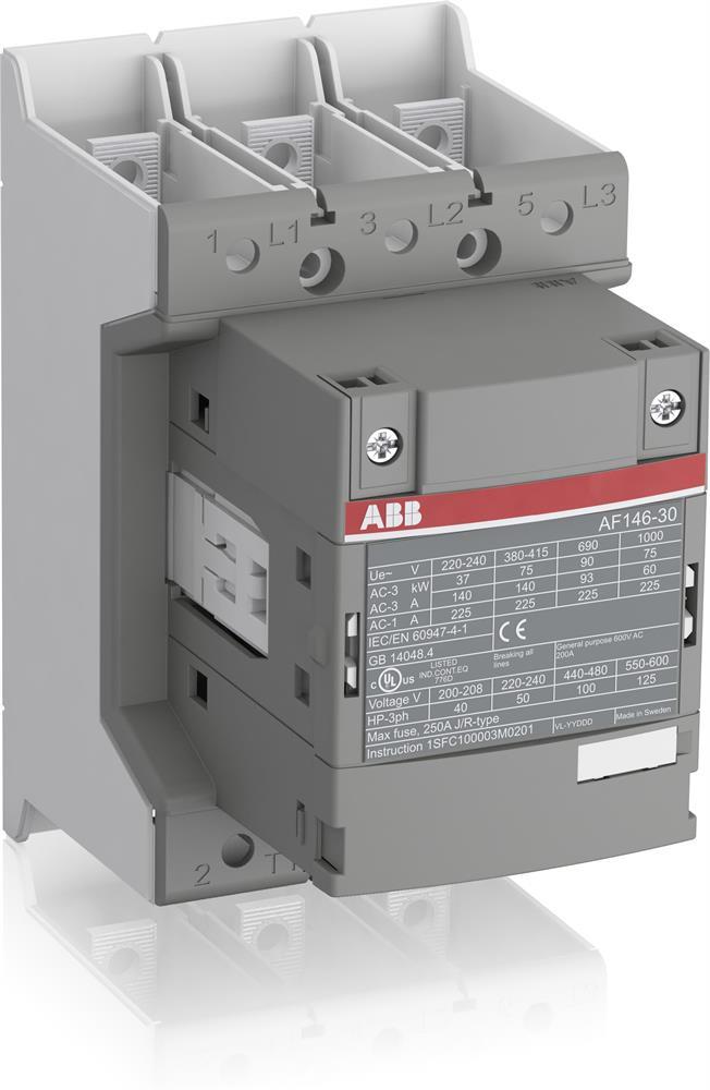 Контактор AF146-30-00B 3P 75kW (146A AC-3) 48...130V 50/60Hz ABB