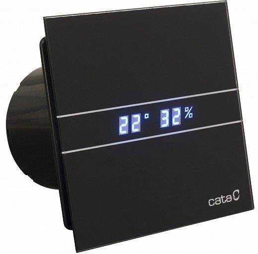 Вентилатор E-120GTHBK HYGRO ф120мм, цвят Черен, 210м3/ч, 11W, 33dB CATA
