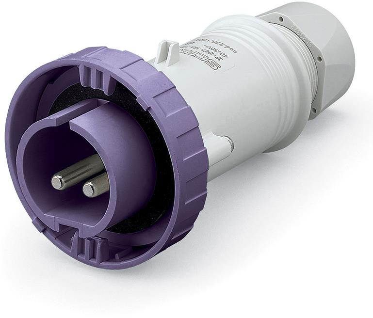 Промишлен щепсел 2P 16A 20-25V 50Hz IP67 Scame