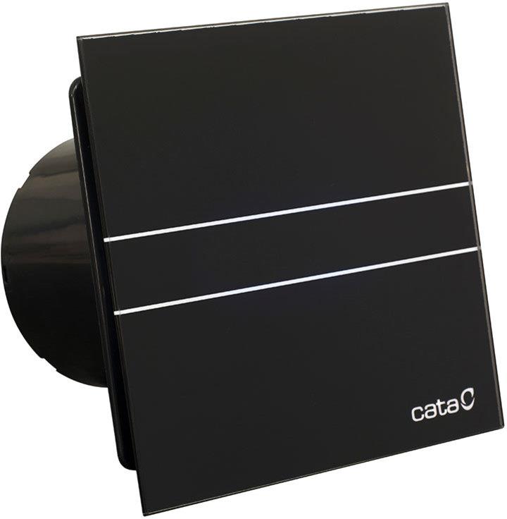 Вентилатор E-120GTBK TIMER ф120мм, цвят Черен, 210м3/ч, 15W, 33dB CATA