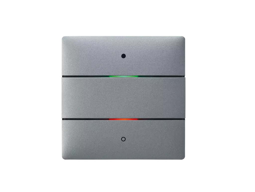 Пулт за управление iON2 SR 2х бутона LED цвят Сребърен LUXORliving Theben