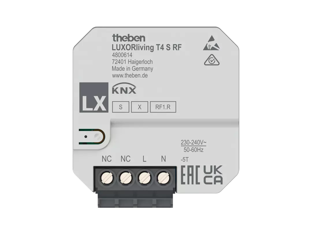 Модул входове T4 S RF 4х канала 44х44mm LUXORliving Theben