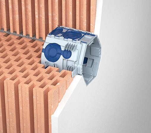 Конзолна кутия за тухлени стени UP¹ ECON Fix, Ø60мм, дълбочина 66мм, Kaiser