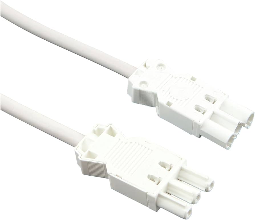 Свързващ кабел за всички модули 2 метра, GST18 към GST18 цвят бял ABL