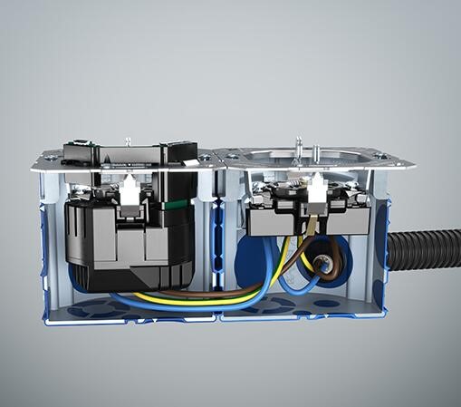 Конзолна кутия за тухлени стени UP¹ ECON Fix, Ø60мм, дълбочина 66мм, Kaiser