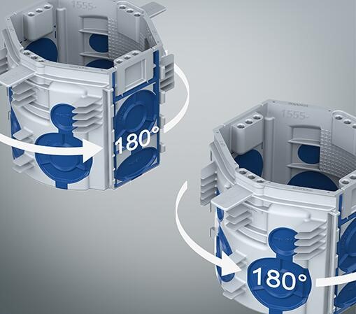 Конзолна кутия за тухлени стени UP¹ ECON Fix, Ø60мм, дълбочина 66мм, Kaiser