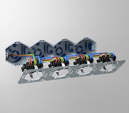 Конзолна кутия за тухлени стени UP¹ ECON Fix, Ø60мм, дълбочина 66мм, Kaiser