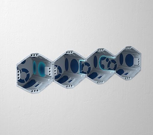 Конзолна кутия за тухлени стени UP¹ ECON Fix, Ø60мм, дълбочина 66мм, Kaiser