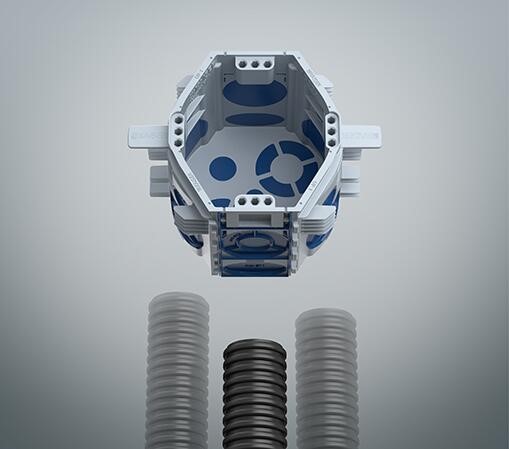 Конзолна кутия за тухлени стени UP¹ ECON Fix, Ø60мм, дълбочина 66мм, Kaiser