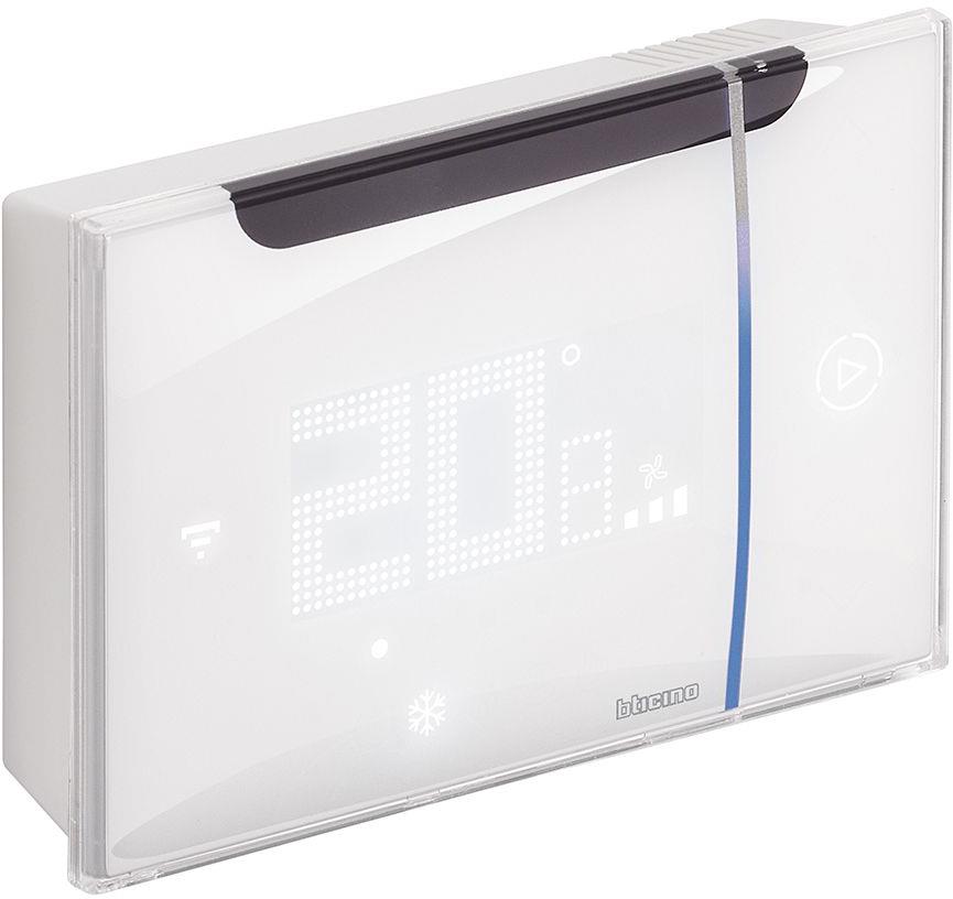 Термостат Smarther AC с вградено Wi-FI за открит монтаж БЯЛ Bticino with Netatmo