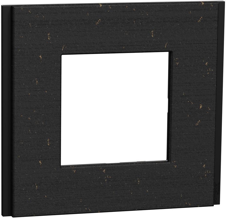 Лицева рамка 1х цвят Тъмно дърво Unica Déco SE