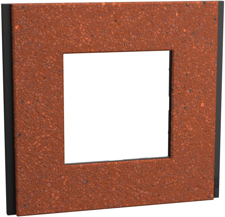 Лицева рамка 1х цвят Теракота Unica Déco SE