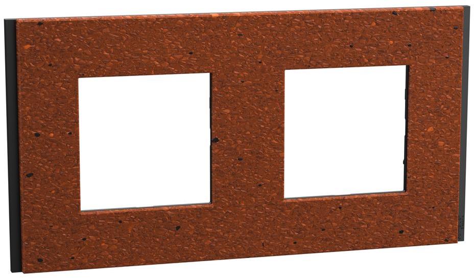 Лицева рамка 2х цвят Теракота Unica Déco SE