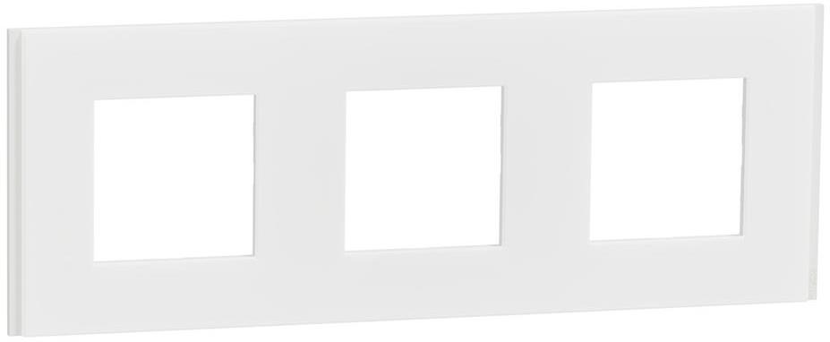 Лицева рамка 3х цвят Бял мат Unica Déco SE