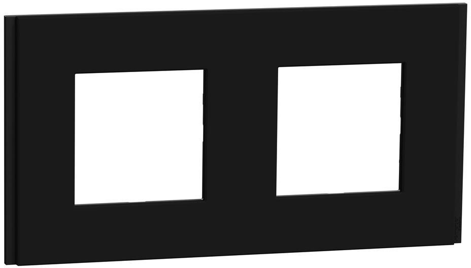 Лицева рамка 2х цвят Каучук Unica Déco SE