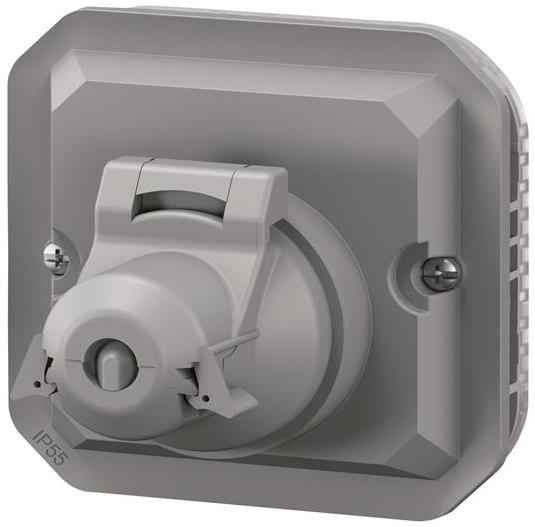 Адаптер за розетка RJ45 с IP44 механизъм цвят Сив IP55 Plexo New Legrand