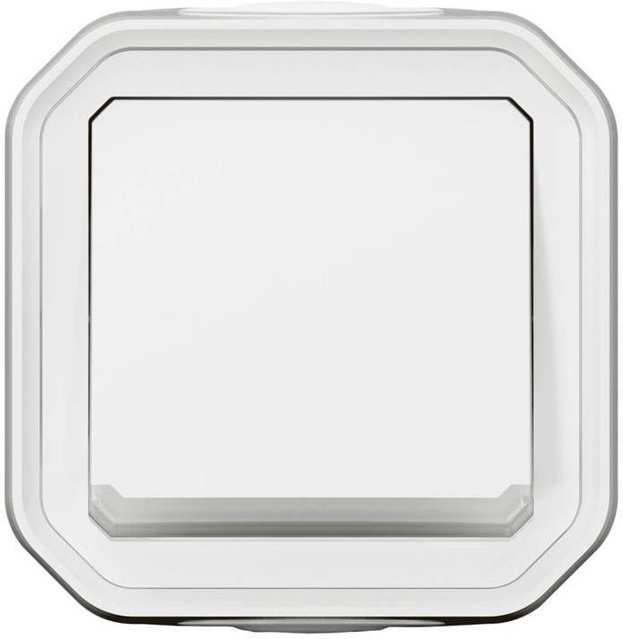 Бутон с подсветка моноблок за скрит монтаж цвят Бял IP55 Plexo New Legrand