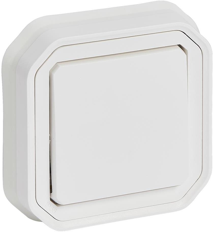 Девиаторен ключ моноблок за скрит монтаж цвят Бял IP55 Plexo New Legrand