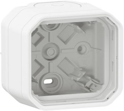 Кутия с 2х гумени мембрани за открит монтаж цвят Бял IP55 Plexo New Legrand