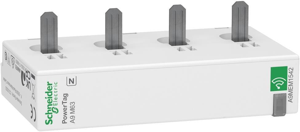 Мерител PowerTag Energy M63 3P+N, монтаж отдолу, SE