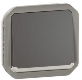 Бутон NO/NC с подсветка механизъм цвят Антрацит IP55 Plexo New Legrand