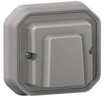 Твърда връзка 16А моноблок за скрит монтаж цвят Сив IP55 Plexo New Legrand