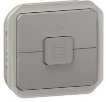 Ключ за щори механизъм цвят Сив IP55 Plexo New Legrand