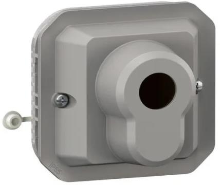 Превключвател I-0 за ключалка механизъм цвят Сив IP55 Plexo New Legrand