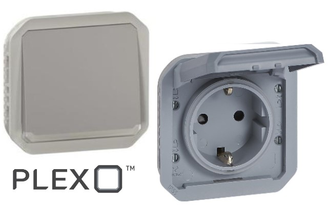 Сиви механизми Plexo New Legrand