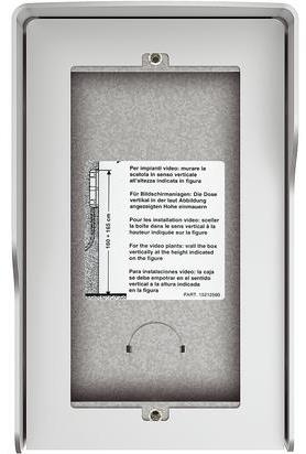 Конзола за открит монтаж с козирка против дъжд за два модула Sfera New Allmetal Bticino