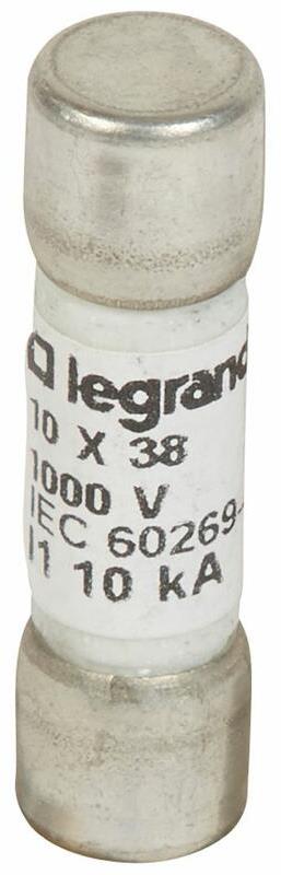 Стопяем цилиндричен предпазител тип gPV 15A 10.3x38мм Legrand