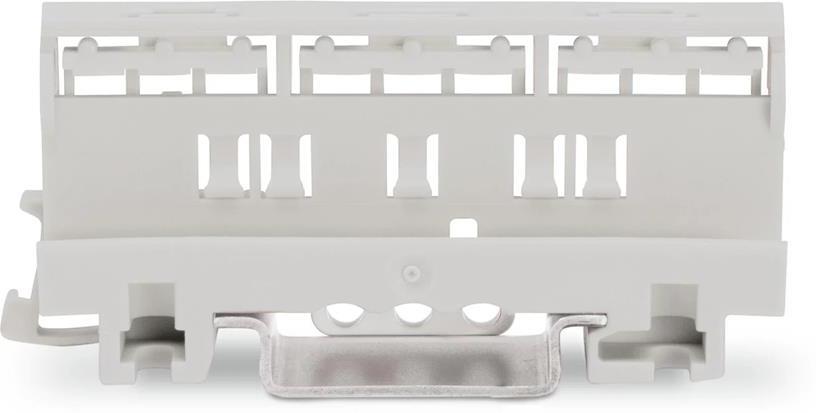 Държач за монтаж на клеми серия 221 - 4мм2 към DIN шина сив Wago 