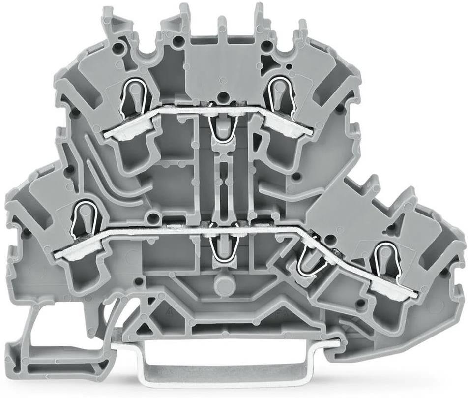 Редова клема СИВА 2.5мм2 2 реда L/L БЕЗВИНТОВА серия TOPJOB® S Wago